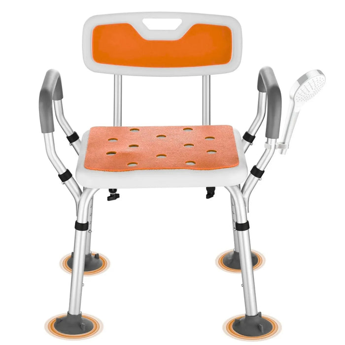 Silla Baño Ducha 3 En 1 Soporte Antideslizante Agarradera