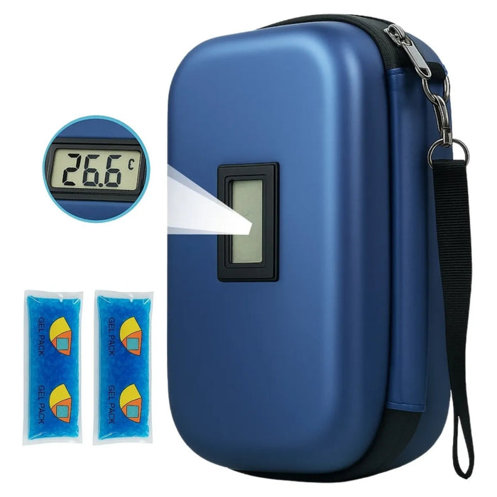 Estuche Porta Insulina Diabético Bolso Refrigerante + 2 Gel