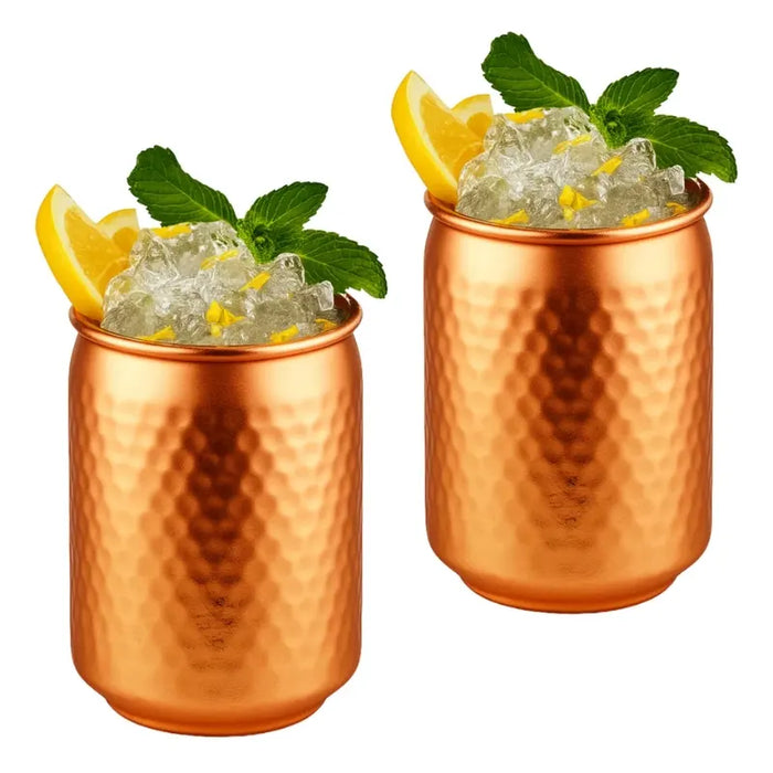 X2 Vasos Mugs Cobre Moscow Mule Coctel 400ml Tragos Mojitos