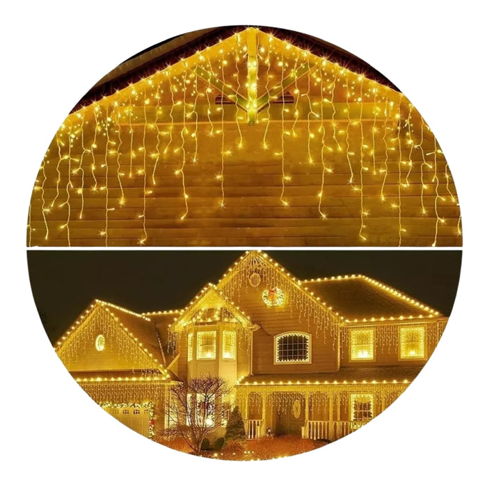 Cascada Luces Guirnalda Luces Cortina Led Navidad 160leds