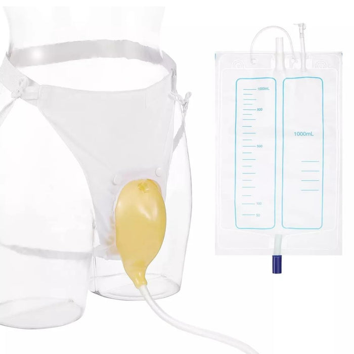 Bolsa Orina Hombre Portatil Mujer Recolector Adulto 1000 Ml