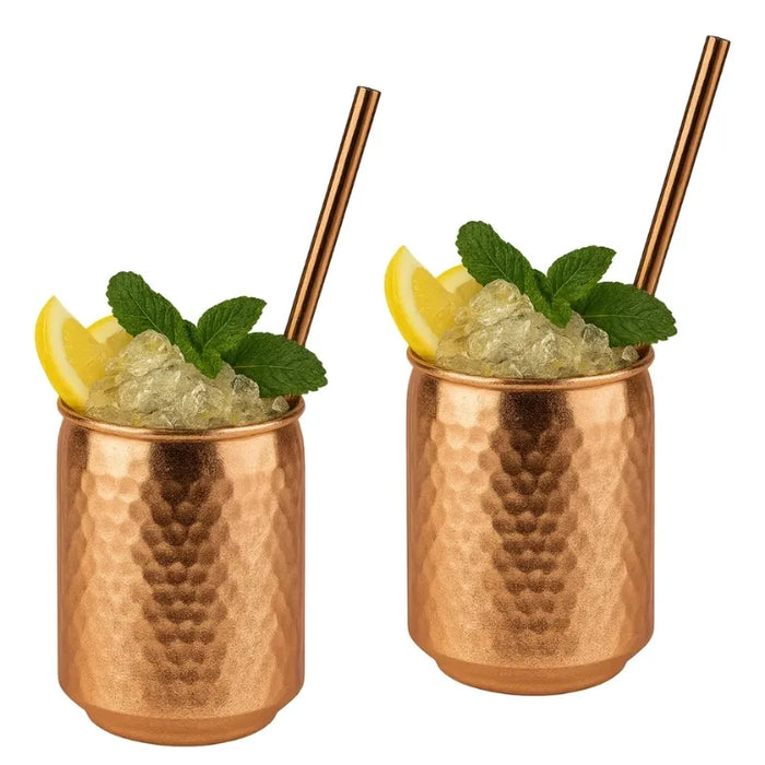 X2 Vasos Mugs Cobre Moscow Mule Coctel Tragos Mojitos 400ml