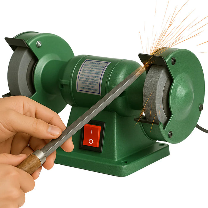 Esmeril De Banco Electrico 5 Pulgadas 200w Pulidora 3000rpm