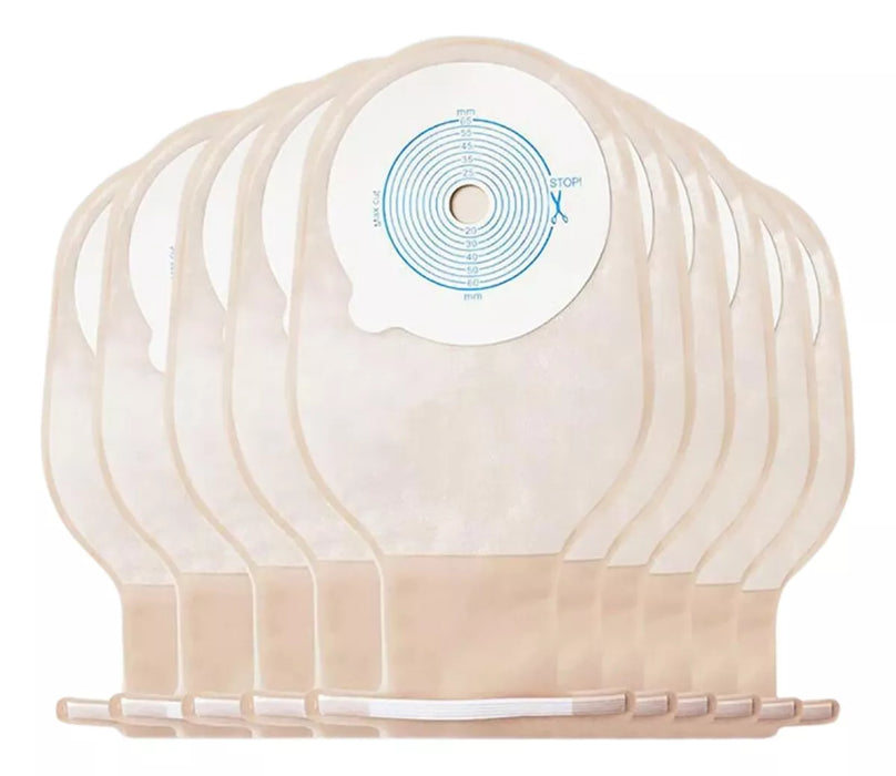 10x Bolsa Colostomia Placa Aro Ostomia 65mm Anti Olor Gases