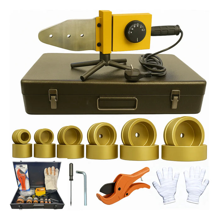 Set Maquina Termofusora Termofusionadora Ppr 20/63mm 1600w