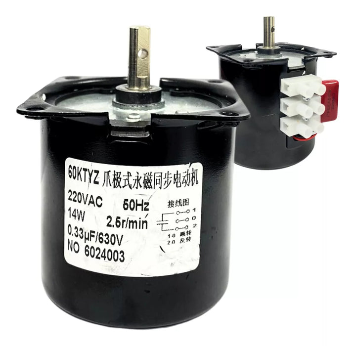 Motor Asado Quincho Motor Parrilla 14w Motor Spiedo 30kg
