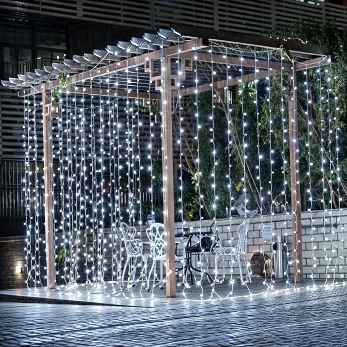 Cortina Led Cascadas Navideñas Cascada Luces Led 5x2m 800led