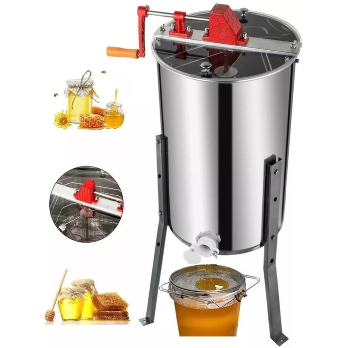 Extractor Miel Apicultura 3 Marcos Centrifugas Miel Manual