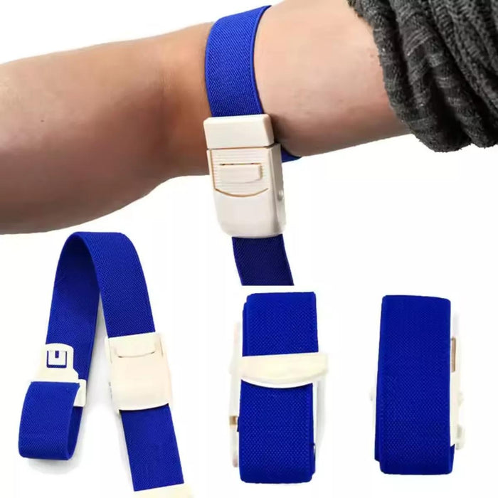 Torniquete Con Broche Ligadura Para Toma De Muestra Elastico