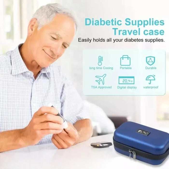 Estuche Porta Insulina Diabético Bolso Refrigerante + 2 Gel