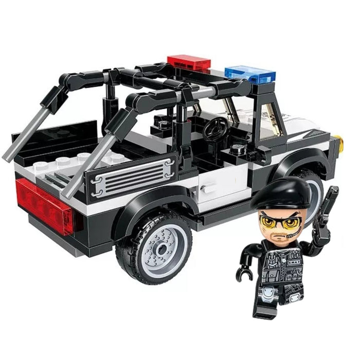 Bloques Didactico Auto Moto Juguete Carros Policia
