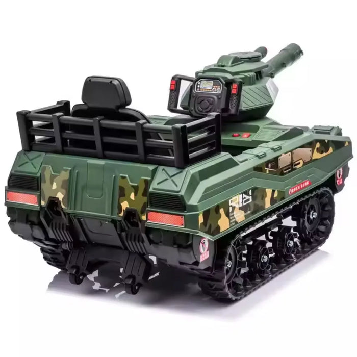 Auto Tanque Montable Eléctrico Rotación 360 Sonido Contol