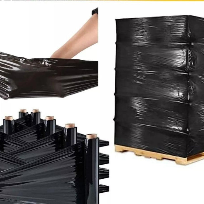 Alusa Industrial Mudanza 3kg Film Plastico Negro De Embalaje