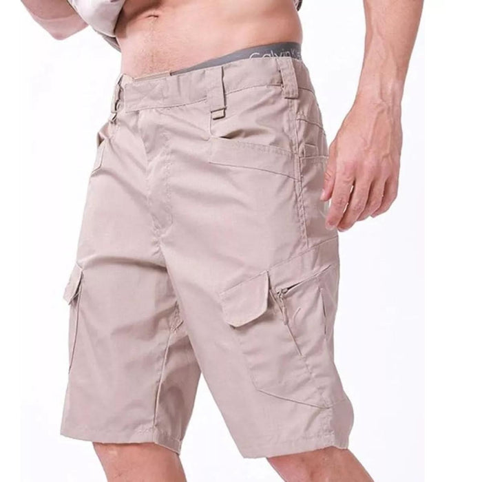 Short Tactico Militar Outdoor Bermuda Cargo De Hombre Coyote