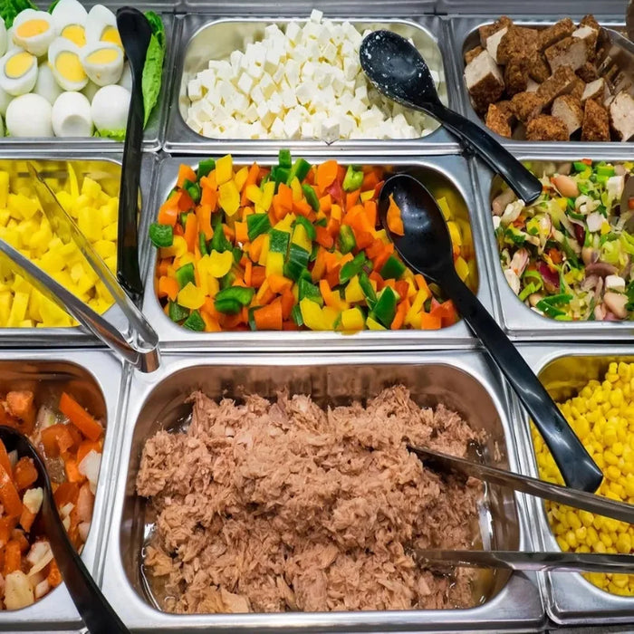 Bandeja Deposito Gastronomico Acero Inox Tapa 32,5x17,5x10cm