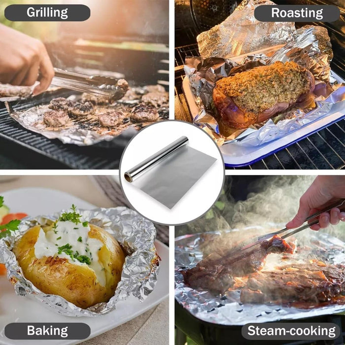 Papel Aluminio  Metros Alusa Foil Cocina Respoteria