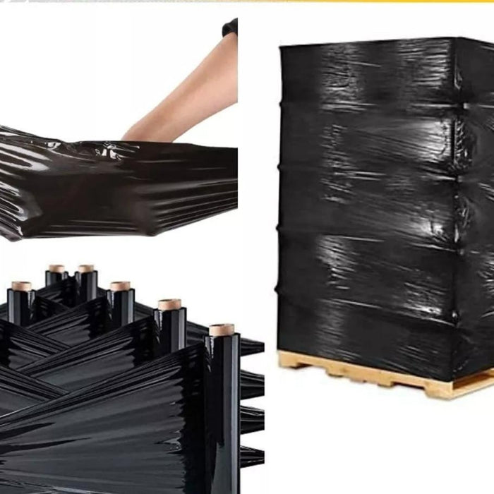 Alusa Industrial Mudanza 3kg Film Plastico Negro De Embalaje