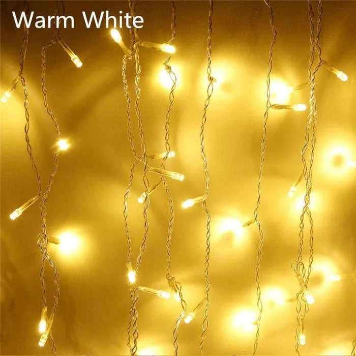 Cortina Led Cascadas Navideñas Cascada Luces Led 5x2m 800led