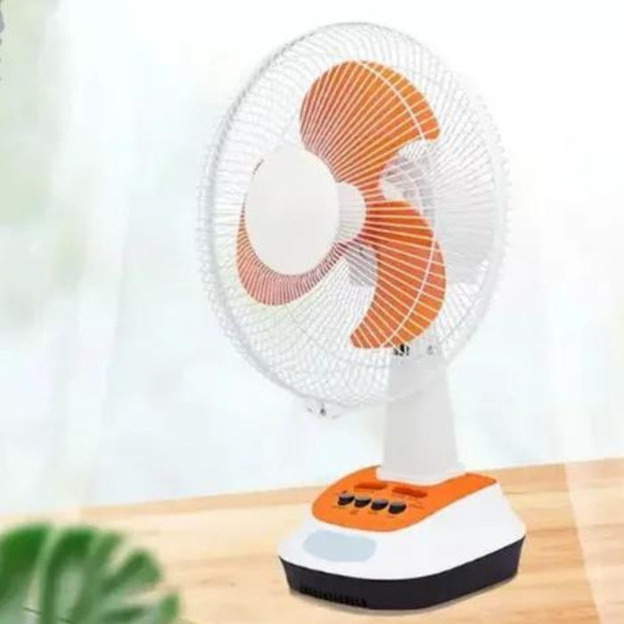 Ventilador Solar Portatil Carga Panel Recargable Ampolletas