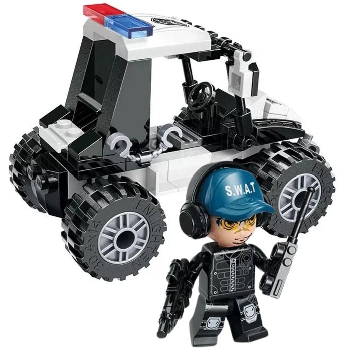 Bloques Didactico Auto Moto Juguete Carros Policia