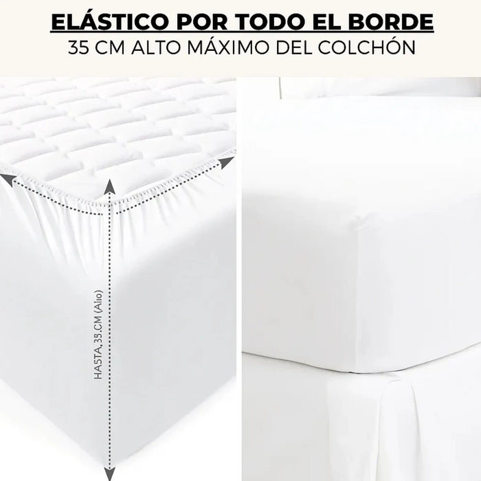 Sábanas Hotel Irish Home Microfibra Super King 2 Funda para Almohadas