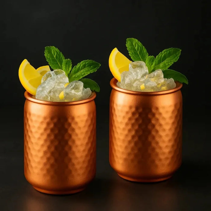 X2 Vasos Mugs Cobre Moscow Mule Coctel 400ml Tragos Mojitos