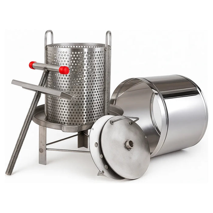 Exprimidor Manual 10 Litros Uva Vino Miel Fruta Chicha Queso