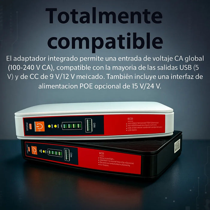 Mini Ups Router 8000mah 9v 12v 15v 24v Wifi Pc Bateria Power