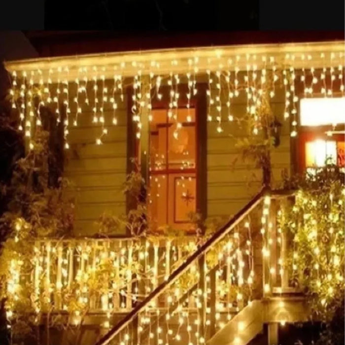 Cascada Luces Guirnalda Luces Cortina Led Navidad 160leds