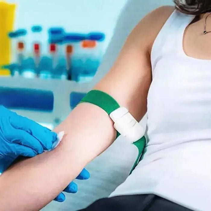 Torniquete Con Broche Ligadura Para Toma De Muestra Elastico