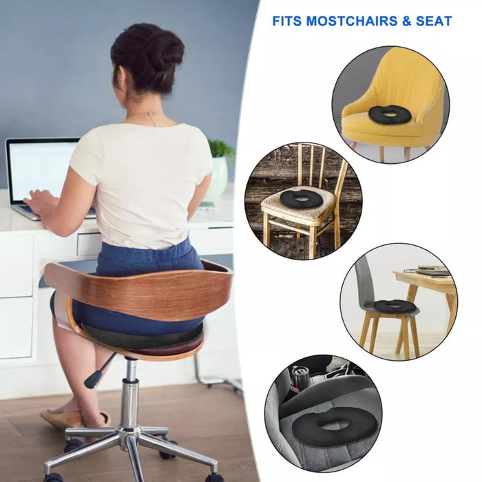 Cojin Hemorroide Espuma Dona Cojines Silla Ortopedico Coxis
