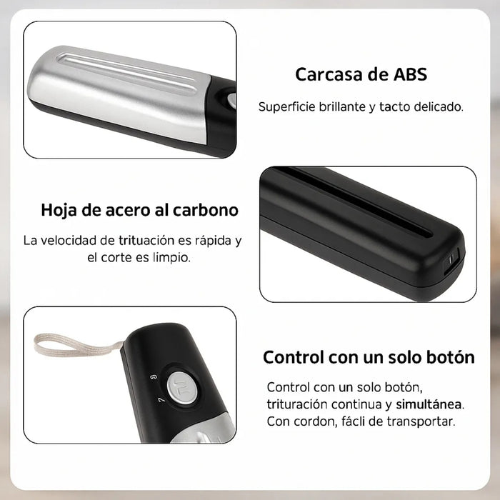 Trituradora De Papel Usb Portátil Picadora De Papel Oficinas