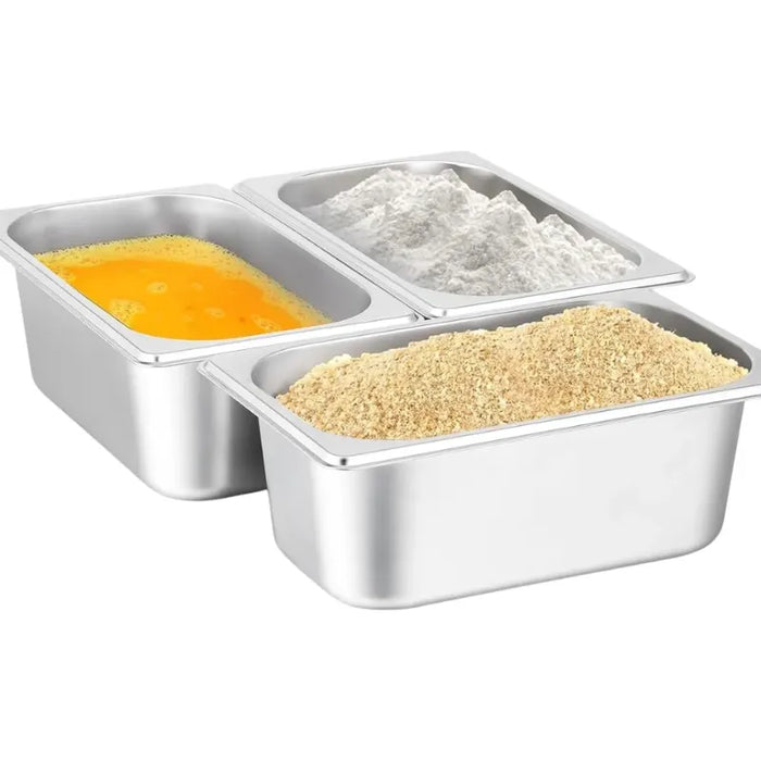 Bandeja Deposito Gastronomico Acero Inox Tapa 53x32,5x15cm