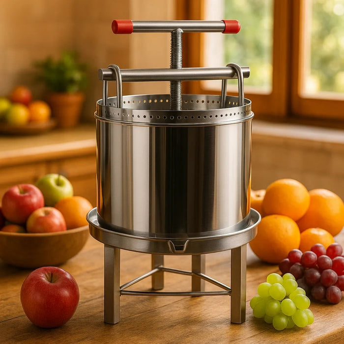Exprimidor Manual 10 Litros Uva Vino Miel Fruta Chicha Queso