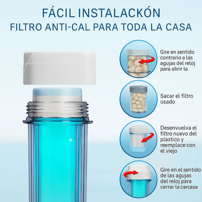Filtro Antisarro Esferas Polifosfato 10x2,5 Osmosis Inversa
