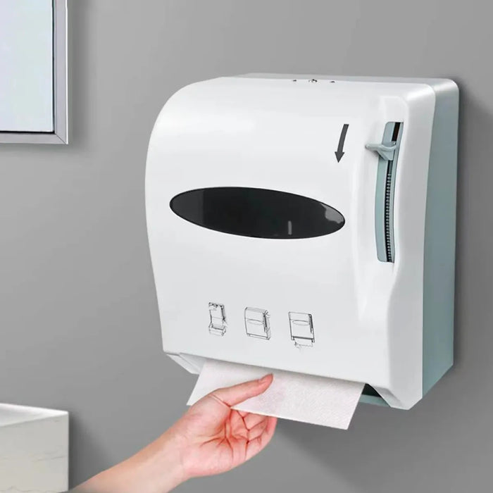 Dispensador Toalla Papel Higienico Hoja Palanca Baño 200mts