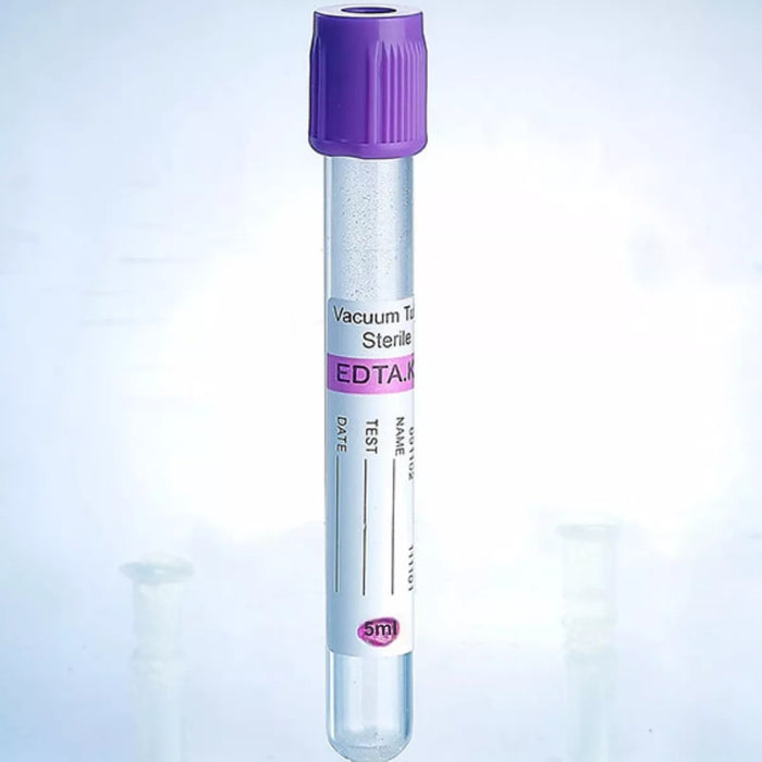 100 Tubos De Ensayo Recoleccion De Sangre Edtak2 5ml 13x75mm