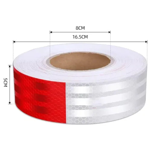 Cinta Reflectantes Anticolision Furgon Camiones 5cm X 45mts