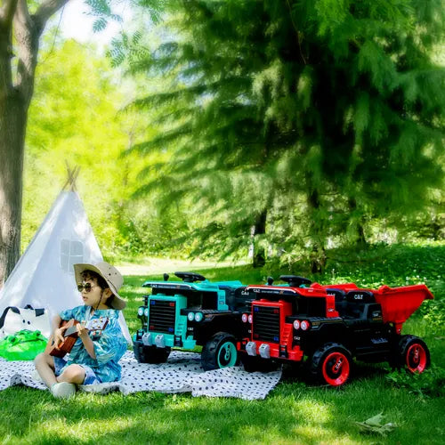 Auto Camion Volquete Montable Niño Batería 12v Control Remoto