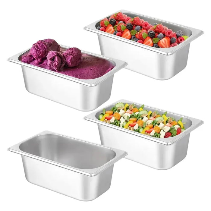 Bandeja Deposito Gastronomico Acero Inox Tapa 53x32,5x15cm