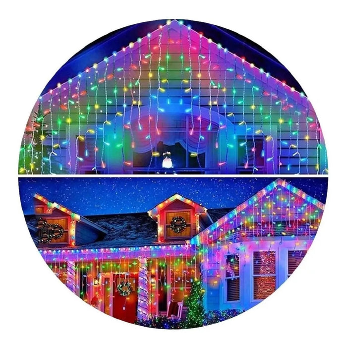 Cascada Luces Guirnalda Luces Cortina Led Navidad 160leds