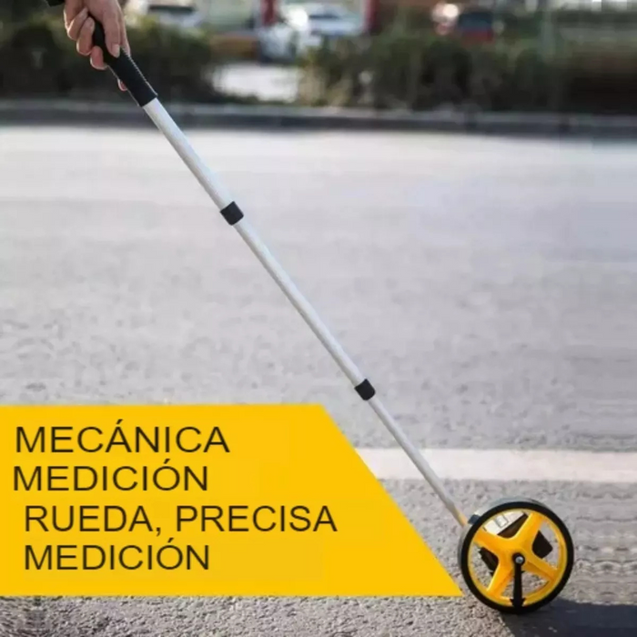 Rueda Medicion Digital Analogo Odometro Extensible 10000 Mt