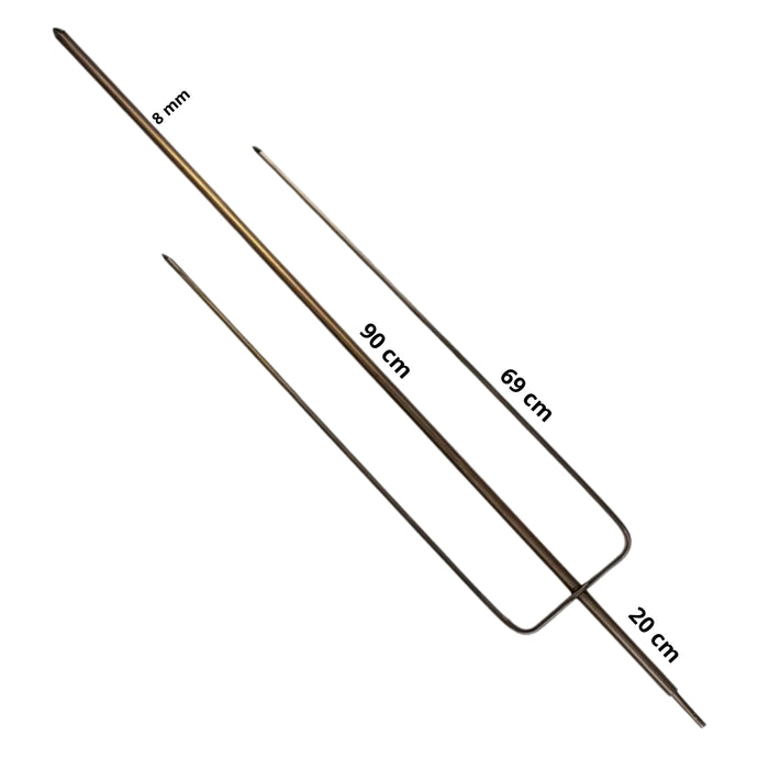 Tridente Asado Parrilla Tridentes 110cm Parrileros