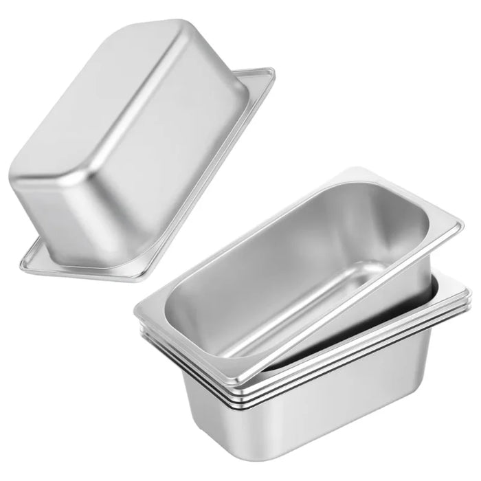 Bandeja Deposito Gastronomico Acero Inox Tapa 32,5x17,5x10cm