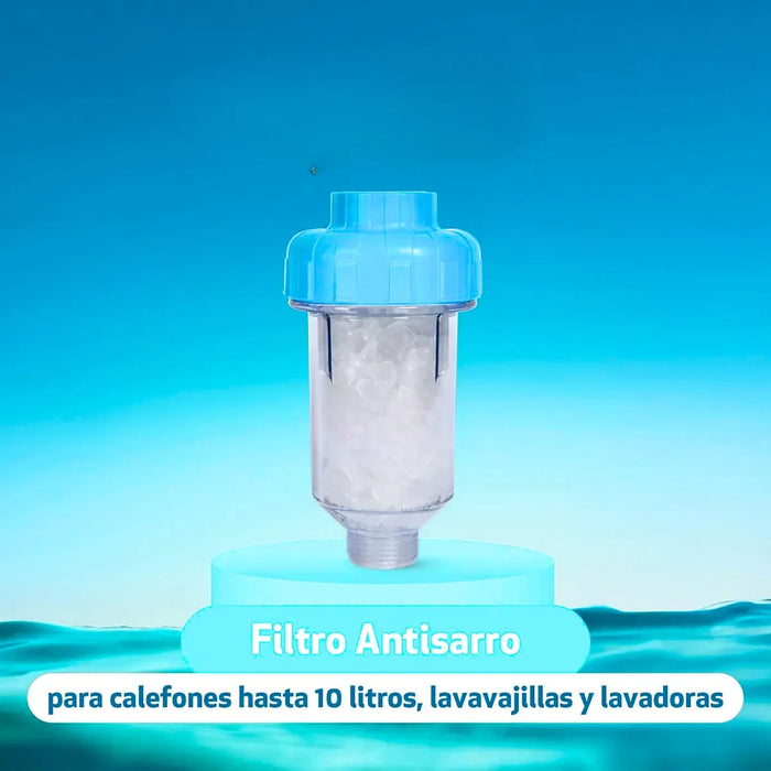 Filtro Agua Antisarro Lavadora Lavavajillas Calefon Sarro