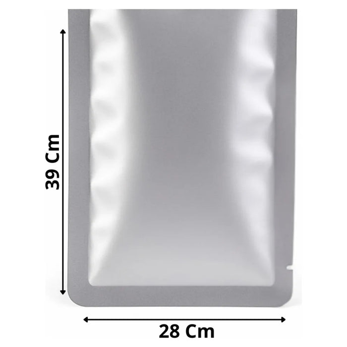 Set 100 Bolsas Papel De Aluminio Sellado Al Vacío 39x28cm