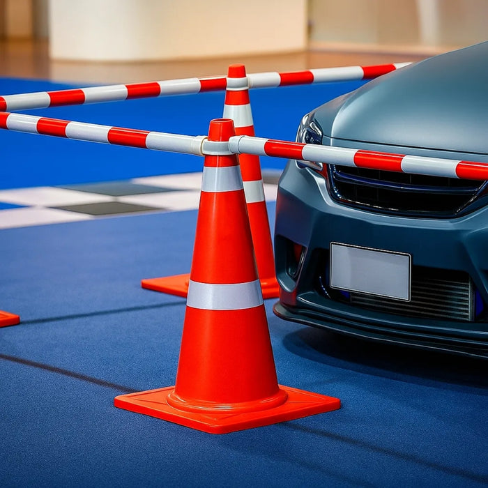 Barra Extensible Para Conos De Seguridad Vial 2mts Peligro