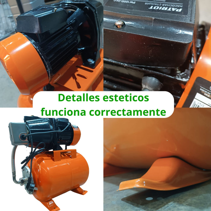 Bomba De Agua Hidropack 1200 W Kit Hidroneumatico 24L usados con detalles esteticos
