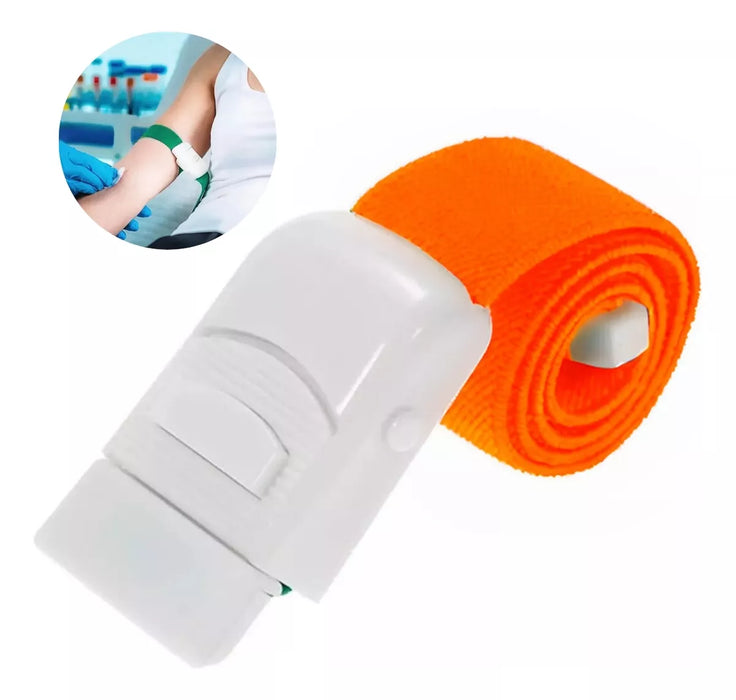 Torniquete Con Broche Ligadura Para Toma De Muestra Elastico