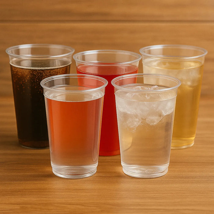 X5 Vasos Cervecero Plastico Acrilico Vaso Reutilizable 350ml